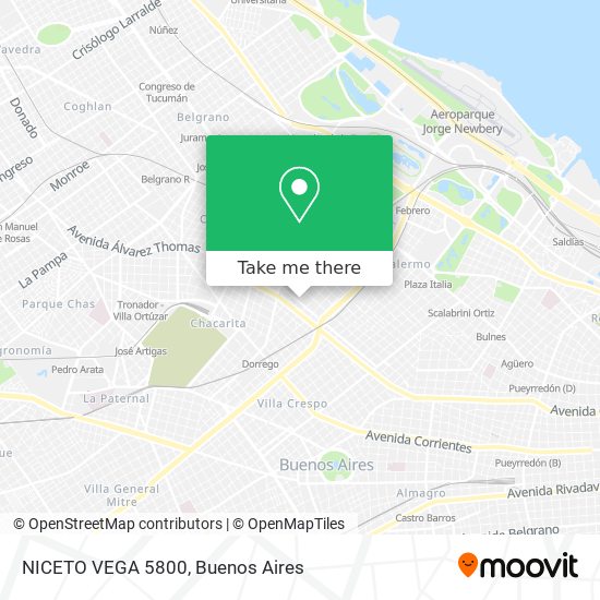 Mapa de NICETO VEGA 5800