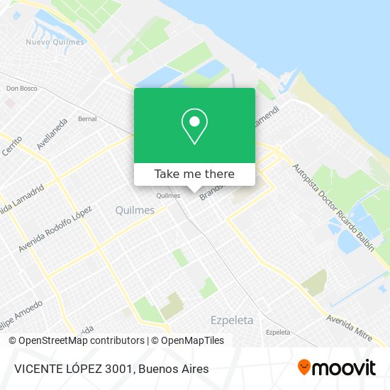 VICENTE LÓPEZ 3001 map