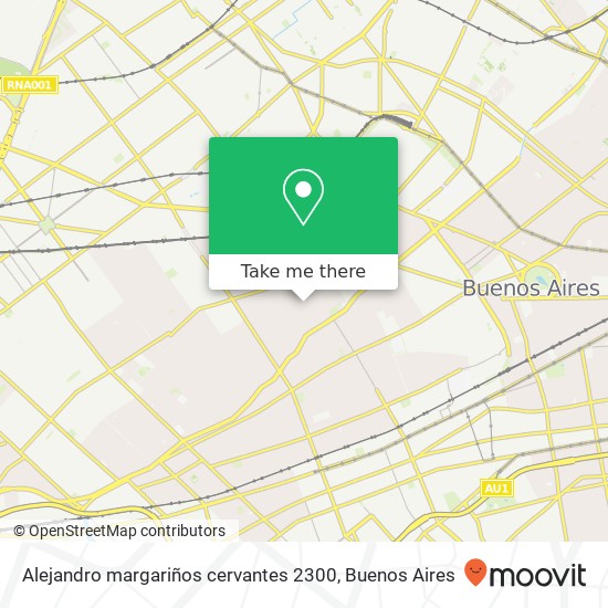 Alejandro margariños cervantes 2300 map