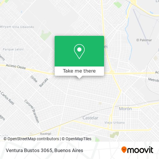 Ventura Bustos 3065 map