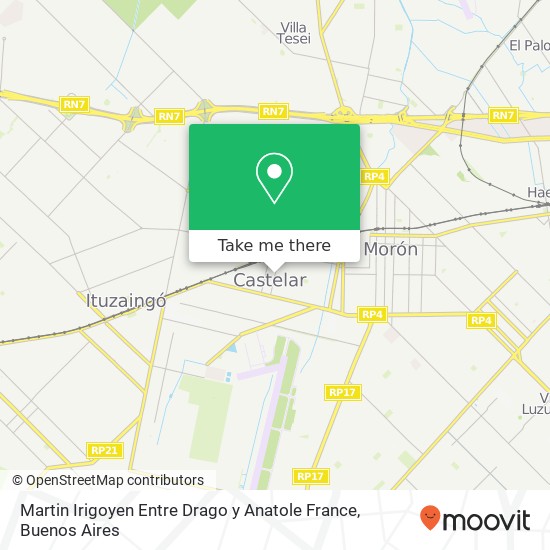 Martin Irigoyen Entre Drago y Anatole France map