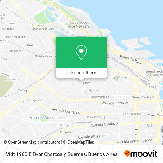 Vidt 1900 E Bvar  Charcas y Guemes map