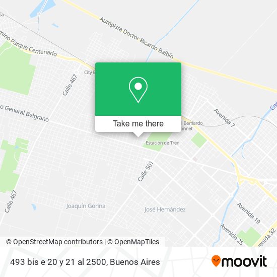 493 bis e  20 y 21 al 2500 map