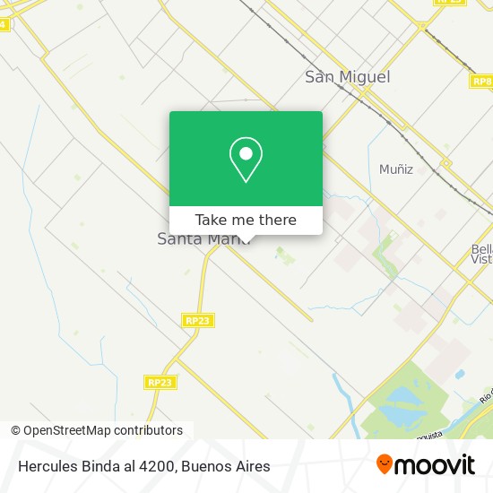 Hercules Binda al 4200 map