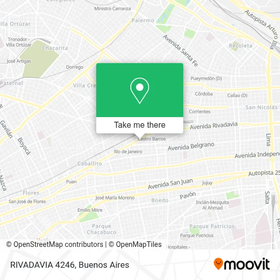 RIVADAVIA 4246 map