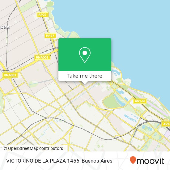 VICTORINO DE LA PLAZA 1456 map