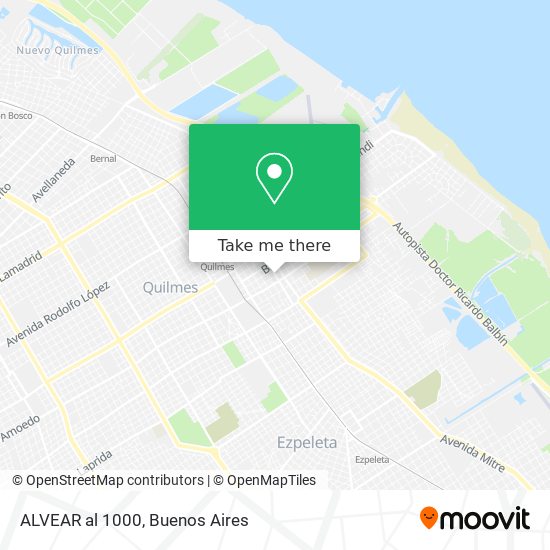 ALVEAR al 1000 map