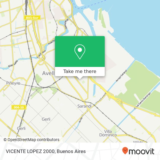 VICENTE LOPEZ 2000 map