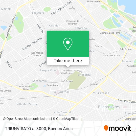 TRIUNVIRATO al 3000 map