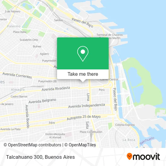 Talcahuano 300 map