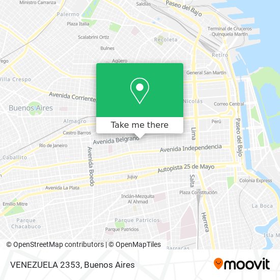 VENEZUELA 2353 map