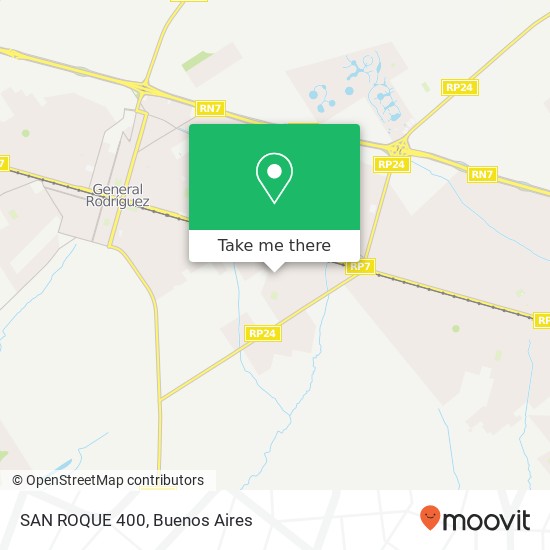 SAN ROQUE 400 map