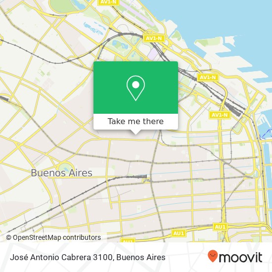 José Antonio Cabrera 3100 map