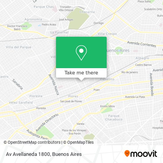 Av  Avellaneda 1800 map