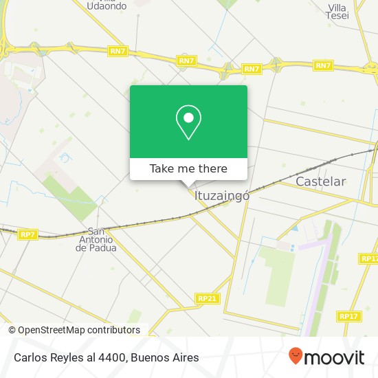 Mapa de Carlos Reyles al 4400