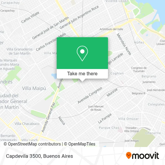 Capdevila 3500 map