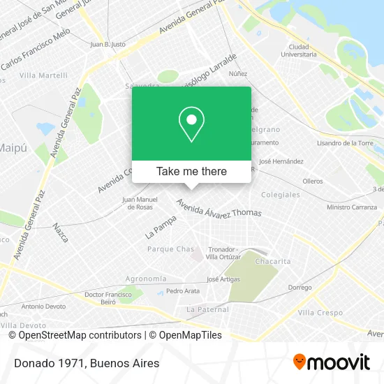 Donado 1971 map