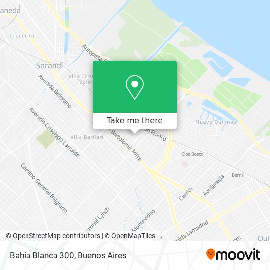 Bahia Blanca 300 map