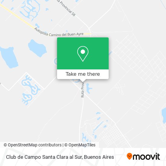 Club de Campo Santa Clara al Sur map