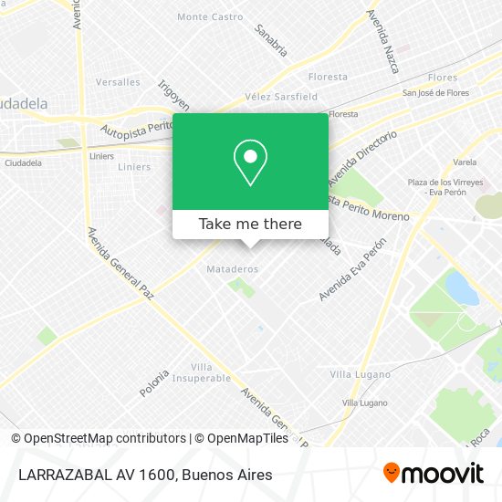 LARRAZABAL  AV  1600 map