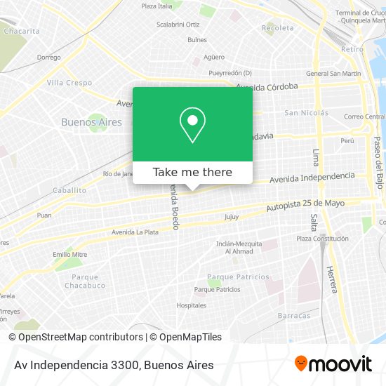 Mapa de Av  Independencia 3300