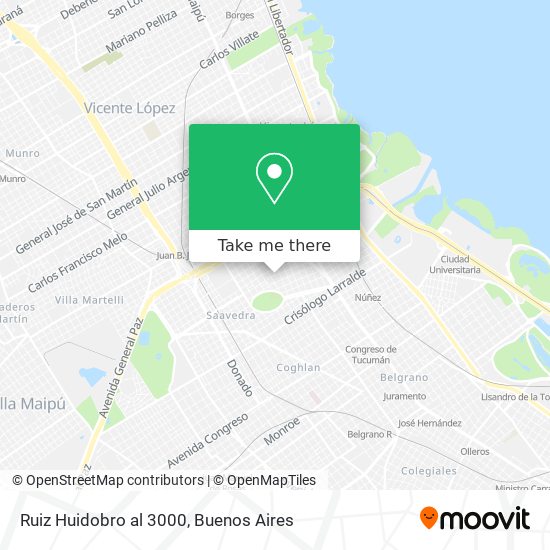 Mapa de Ruiz Huidobro al 3000