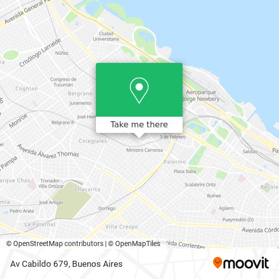 Av  Cabildo 679 map