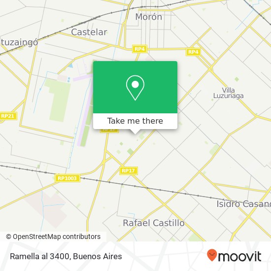 Mapa de Ramella al 3400