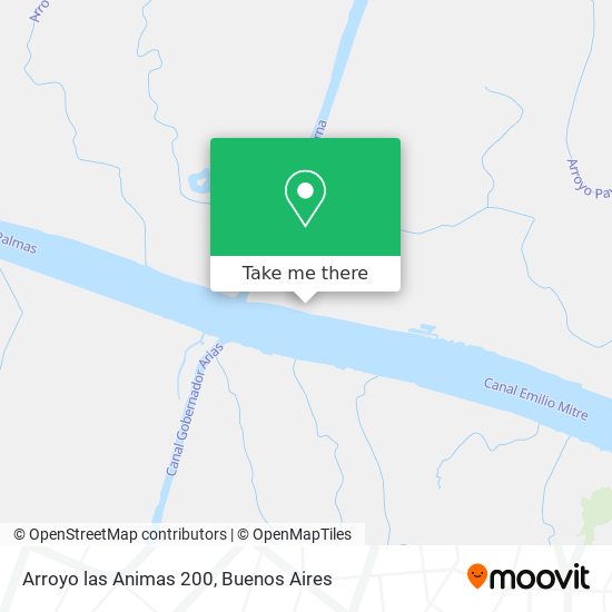 Arroyo las Animas 200 map