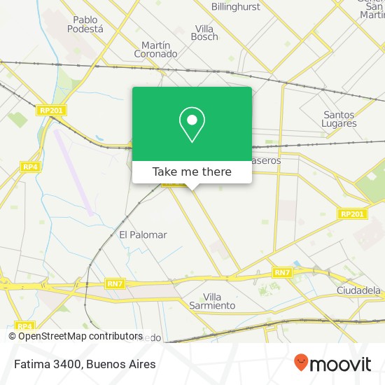 Fatima 3400 map
