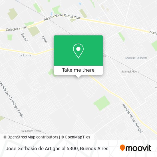 Jose Gerbasio de Artigas al 6300 map