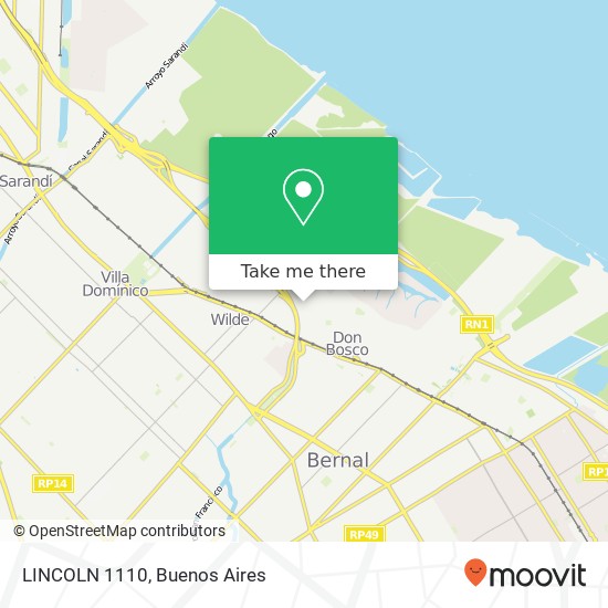 Mapa de LINCOLN 1110