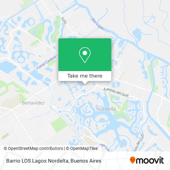 Barrio LOS Lagos  Nordelta map