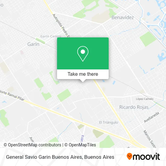 General Savio  Garin  Buenos Aires map