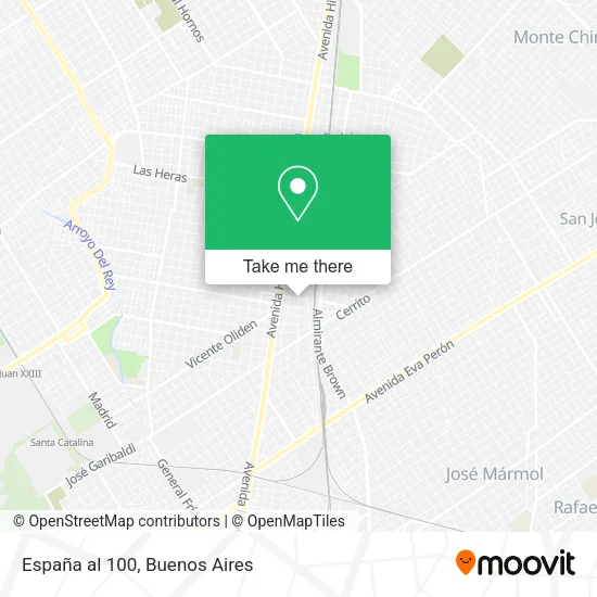 Mapa de España al 100