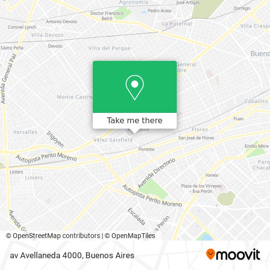 av  Avellaneda 4000 map