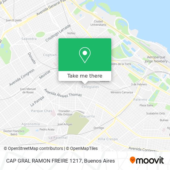 CAP  GRAL RAMON FREIRE 1217 map