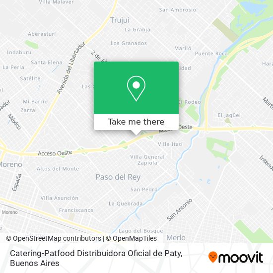 Catering-Patfood Distribuidora Oficial de Paty map