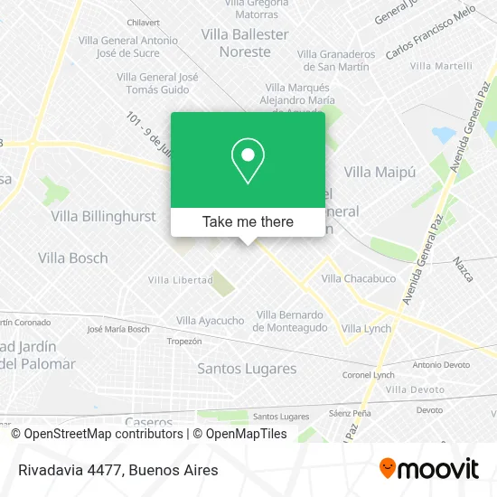 Rivadavia 4477 map