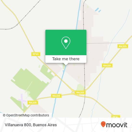Villanueva 800 map