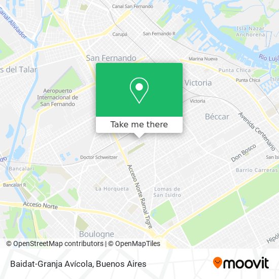 Mapa de Baidat-Granja Avícola