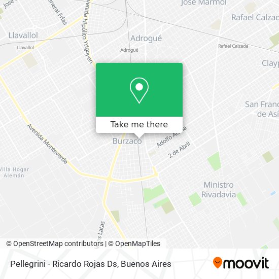 Pellegrini - Ricardo Rojas Ds map