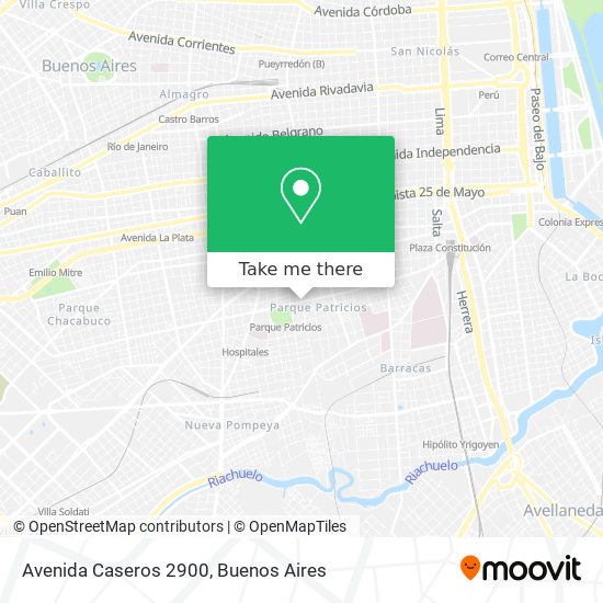 Avenida Caseros 2900 map