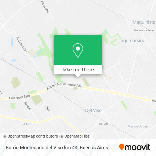 Barrio Montecarlo   del Viso km 44 map