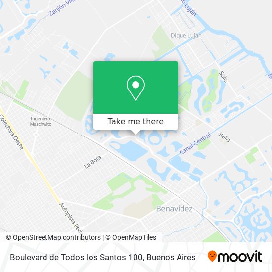 Boulevard de Todos los Santos 100 map