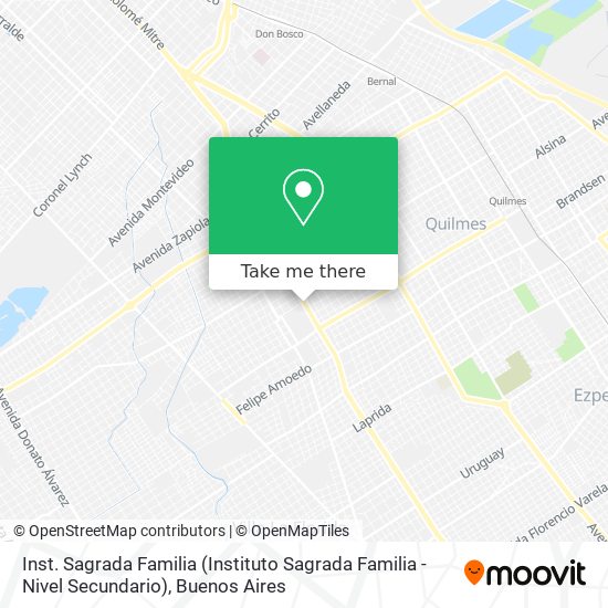Inst. Sagrada Familia (Instituto Sagrada Familia - Nivel Secundario) map