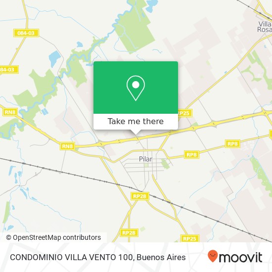 Mapa de CONDOMINIO VILLA VENTO 100