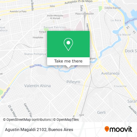 Agustin Magaldi 2102 map