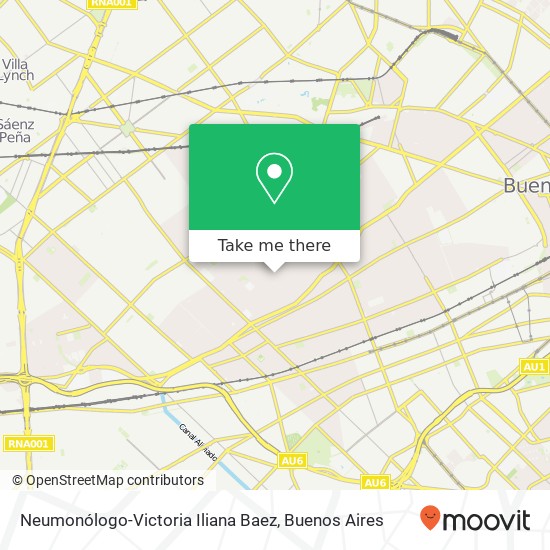 Neumonólogo-Victoria Iliana Baez map