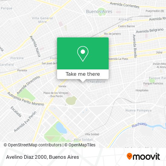 Avelino Diaz 2000 map